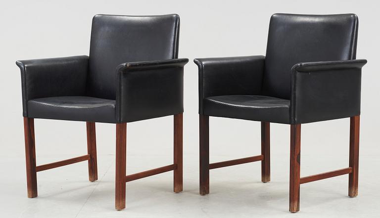 KARMSTOLAR, ett par, Hans Olsen, CS Möbler, 1960-tal.