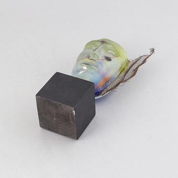 Claes Uvesten, glasskulptur, unik, signerad.