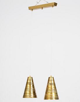 Hans Bergström, taklampa, modell 70, ateljé Lyktan, Åhus, 1950-tal.