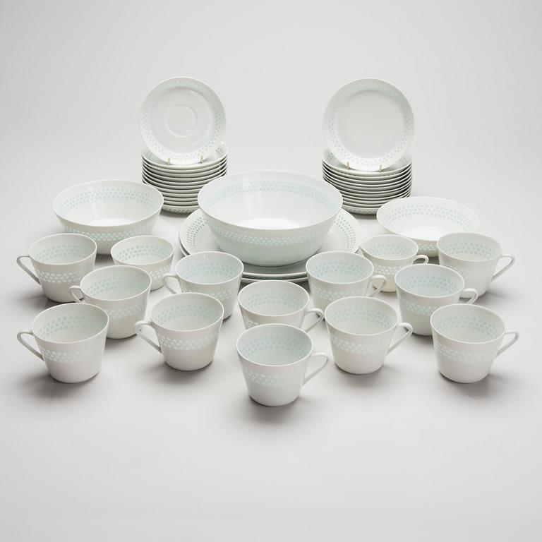 FRIEDL HOLZER-KJELLBERG, TEA SET 31 PIECES. Helmi. Sign. F.H.Kj, Arabia made in Finland.