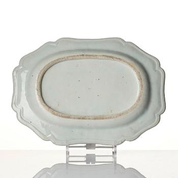 A blue and white dinner service, Qing dynasty, Qianlong (1736-95).  (45 pieces).