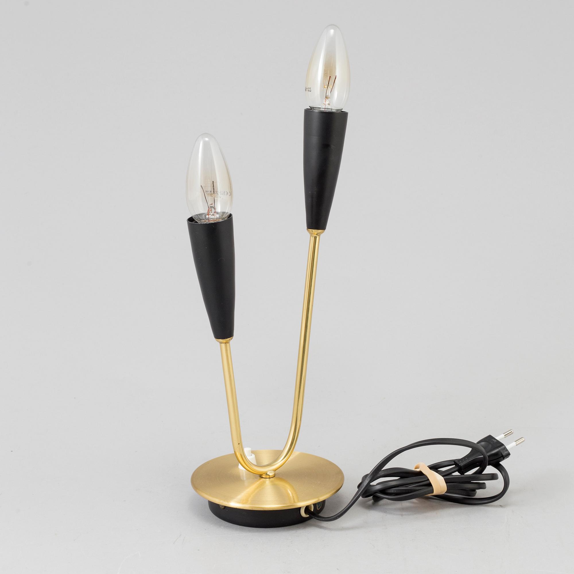 AB ARMATURHANTVERK, Göteborg, bordslampa, omkring 1955-60.