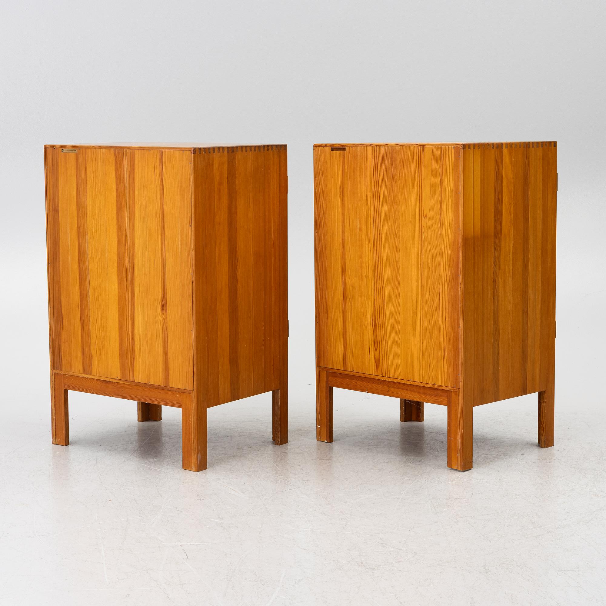 Børge Mogensen, A pair of cabinets, Karl Andersson & Söner, 1970s.