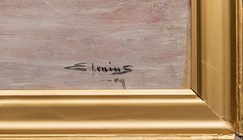 ERIK ELENIUS, oljemålning, signerad.