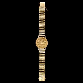 ARMBANDSUR, 18k guld, Stockholm, 1976. Tot ca 76 gr.