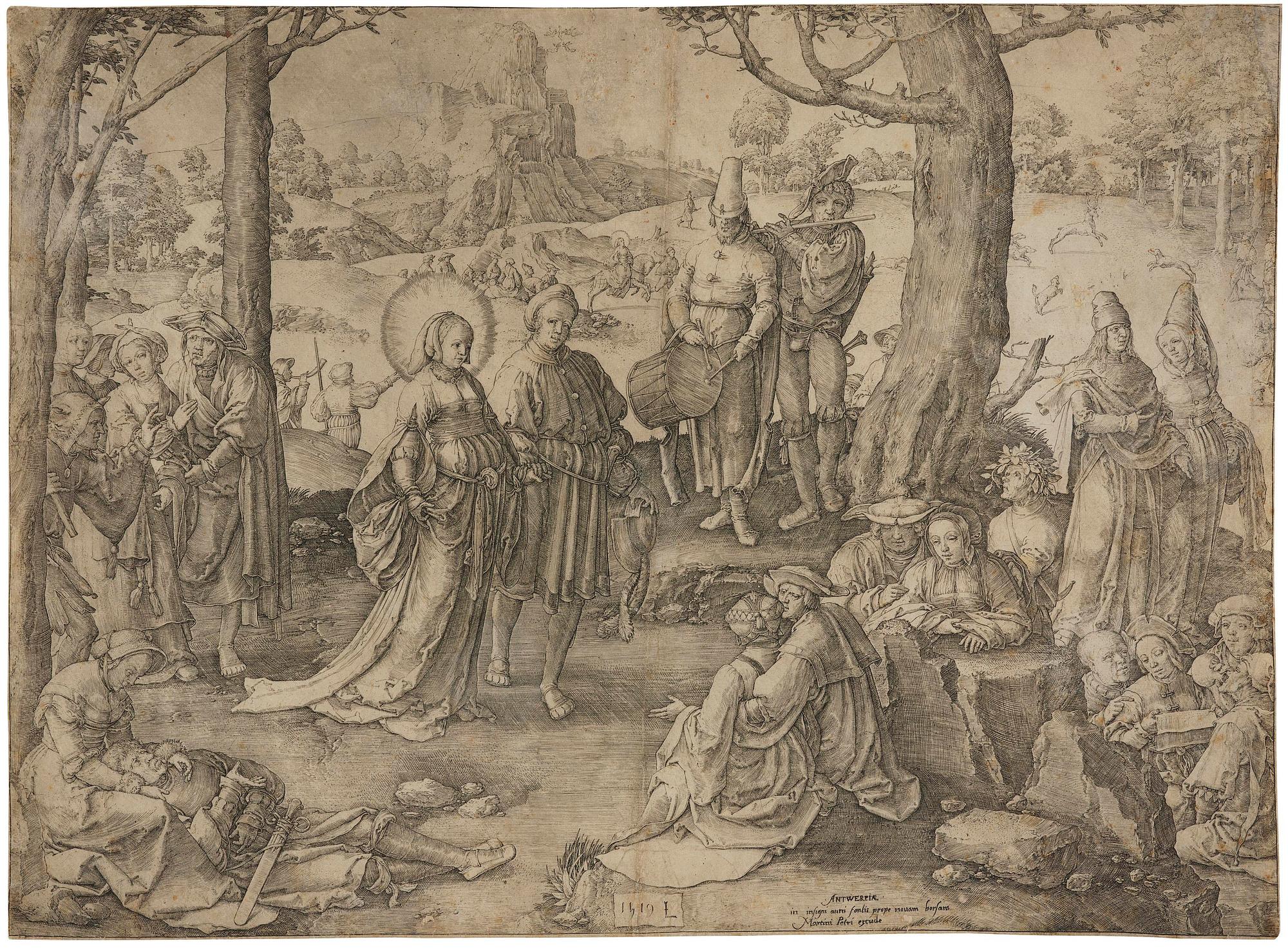 Lucas van Leyden, "The Dance of Mary Magdalene".