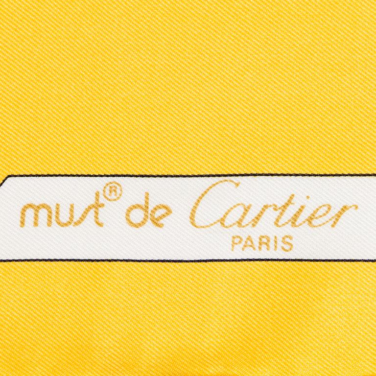must de Cartier, a silk scarf.