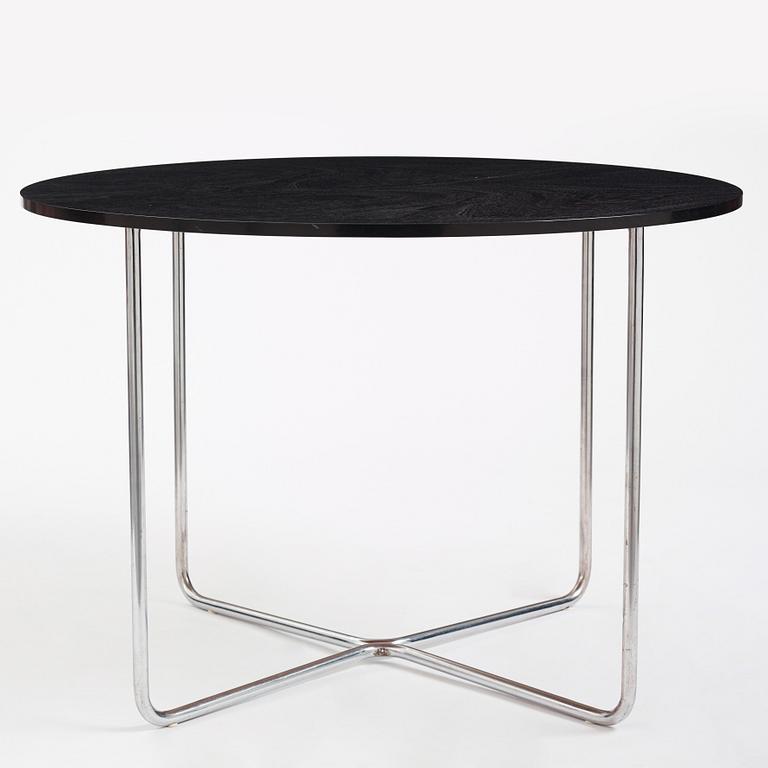 Marcel Breuer, a table, model "B27", Thonet, 1930s.