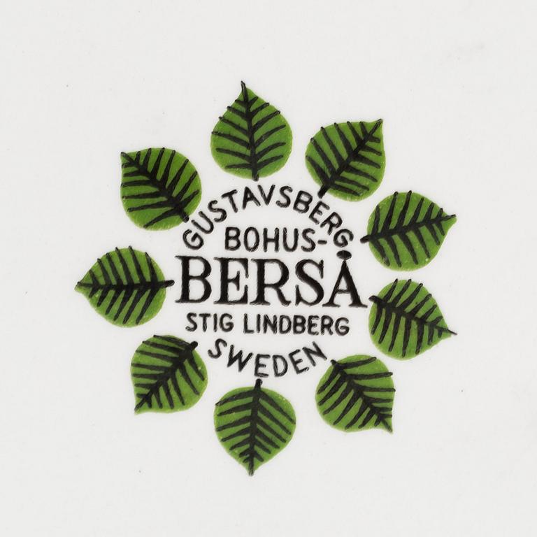 STIG LINDBERG, a 15 piece part service, 'Berså', Gustavsberg.