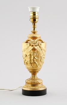 BORDSLAMPA, empirestil, 1800-/1900-tal.