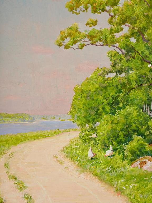 Johan Krouthén, Blooming fruit trees.