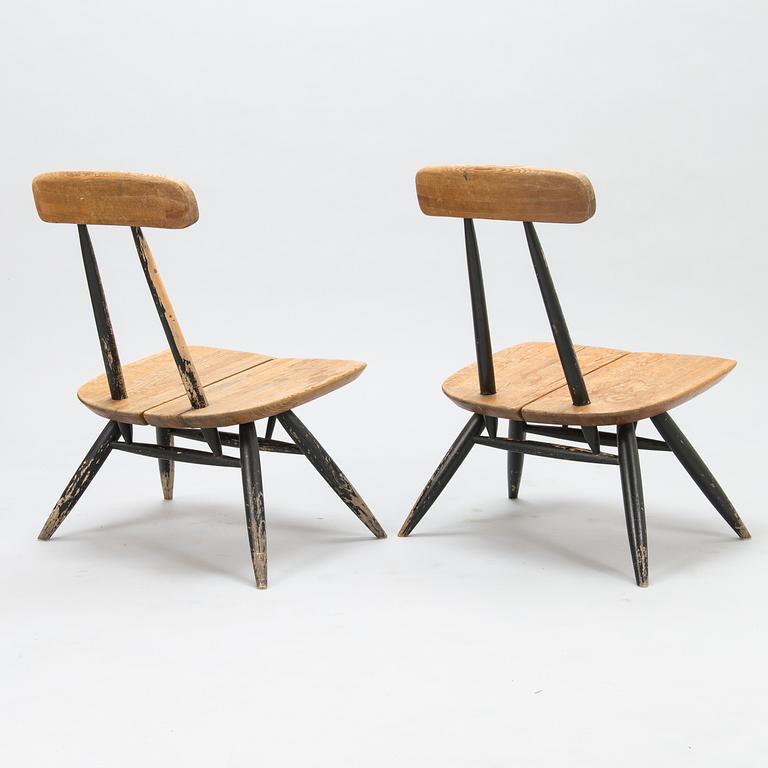ILMARI TAPIOVAARA, nojatuolipari, "Pirkka lounge chair", Laukaan Puu, 1960-luku.