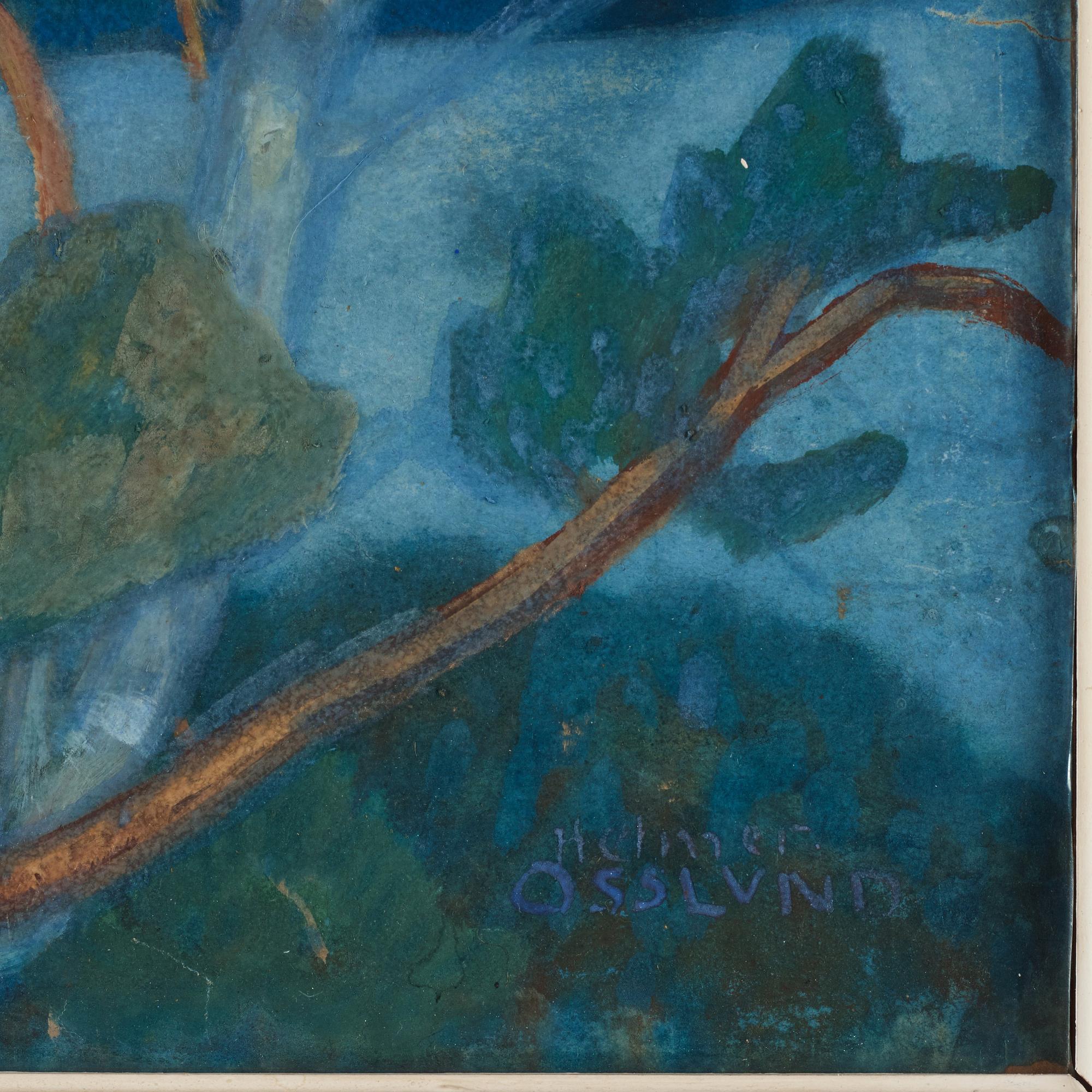 Helmer Osslund, View from Ringkallen, scene from The High Coast in the north of Sweden.