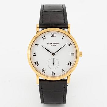 Patek Philippe, Calatrava, "Clous de Paris", armbandsur, 33 mm.
