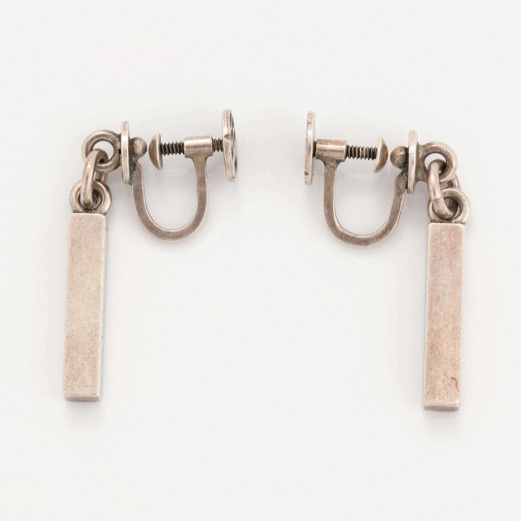 Wiwen Nilsson, silver earrings.