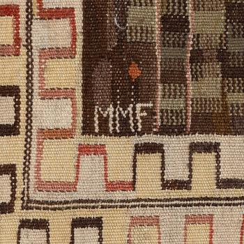 Märta Måås-Fjetterström, a tapestry, 'Juniblommor', tapestry weave, c. 271 x 163 cm, signed MMF.