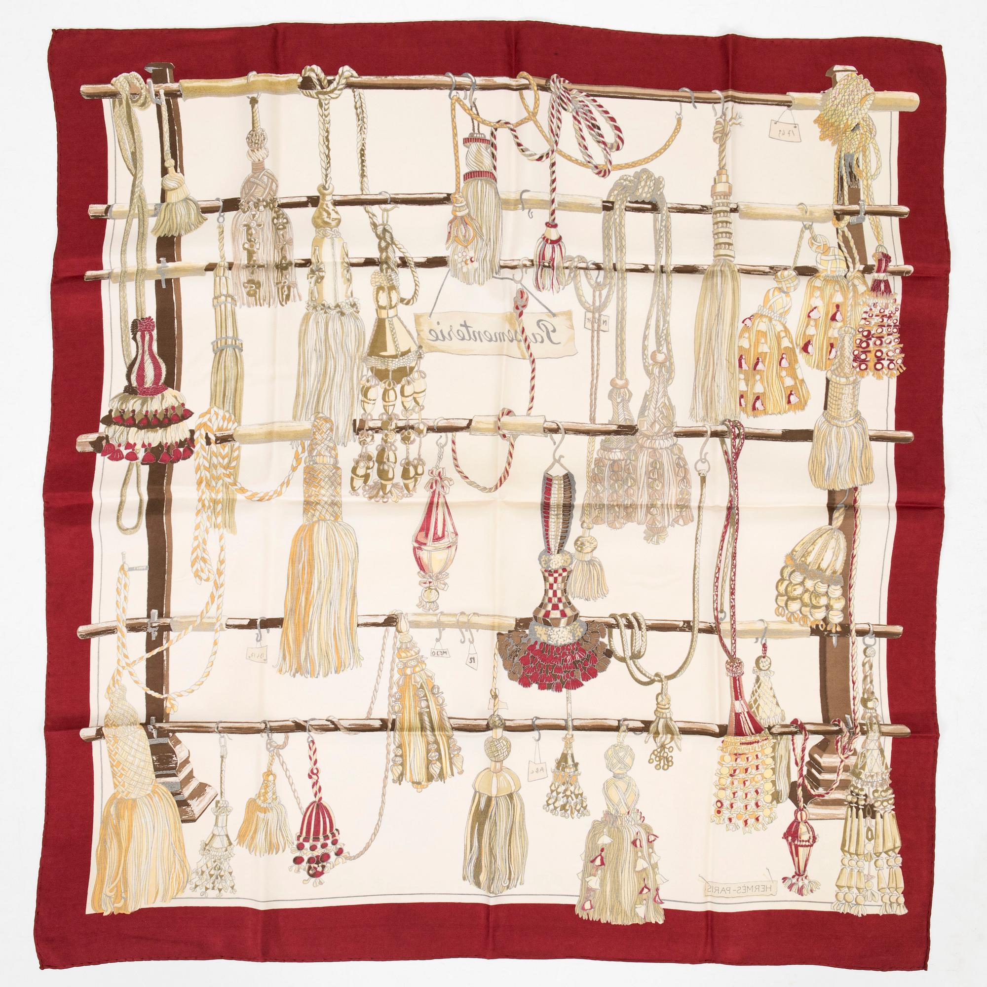 Hermès, a 'Passementerie' scarf.