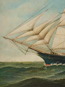 Antonio Jacobsen, the three-masted barque "Doris Brudersen".