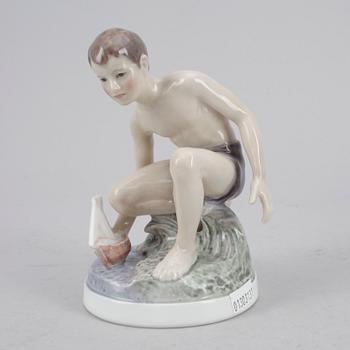 FIGURINER, 2 st, porslin, Dahl Jensen, Danmark.