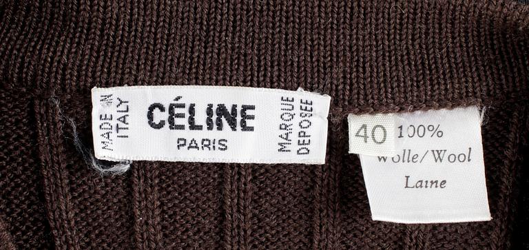 A cardigan by Celine.