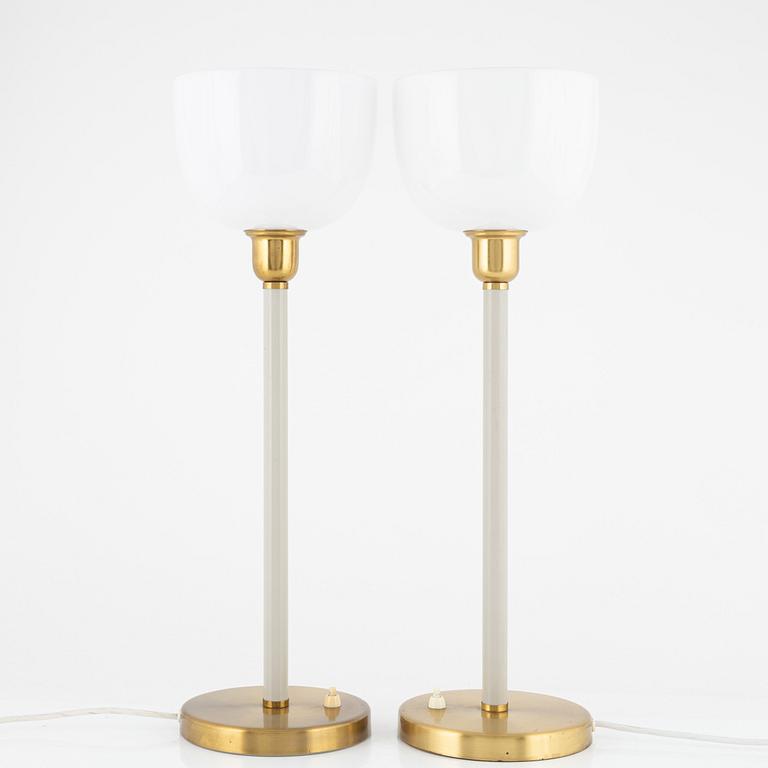 ASEA, a pair of model 'A1251' table lamps, 1940's-50's.