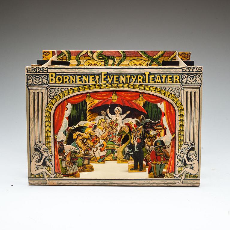 DOCKTEATER, "Børnenes Eventyr Teater", Danmark. 1900-talets första hälft.