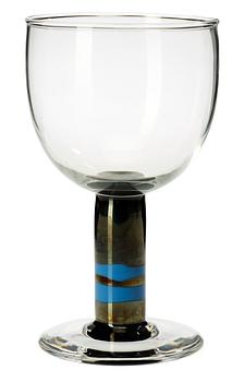 720. A Gunnar Cyrén glass goblet, Orrefors 1967.