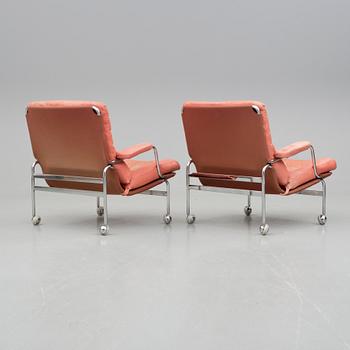 FÅTÖLJER, ett par, "Karin", Bruno Mathsson, Dux.
