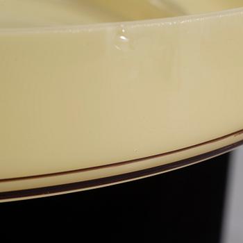 A glass ceiling light, 1920's/30's.