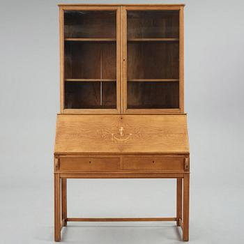 J. E. Blomqvist, a Swedish Grace writing cabinet with armchair, Uppsala, ca 1921.