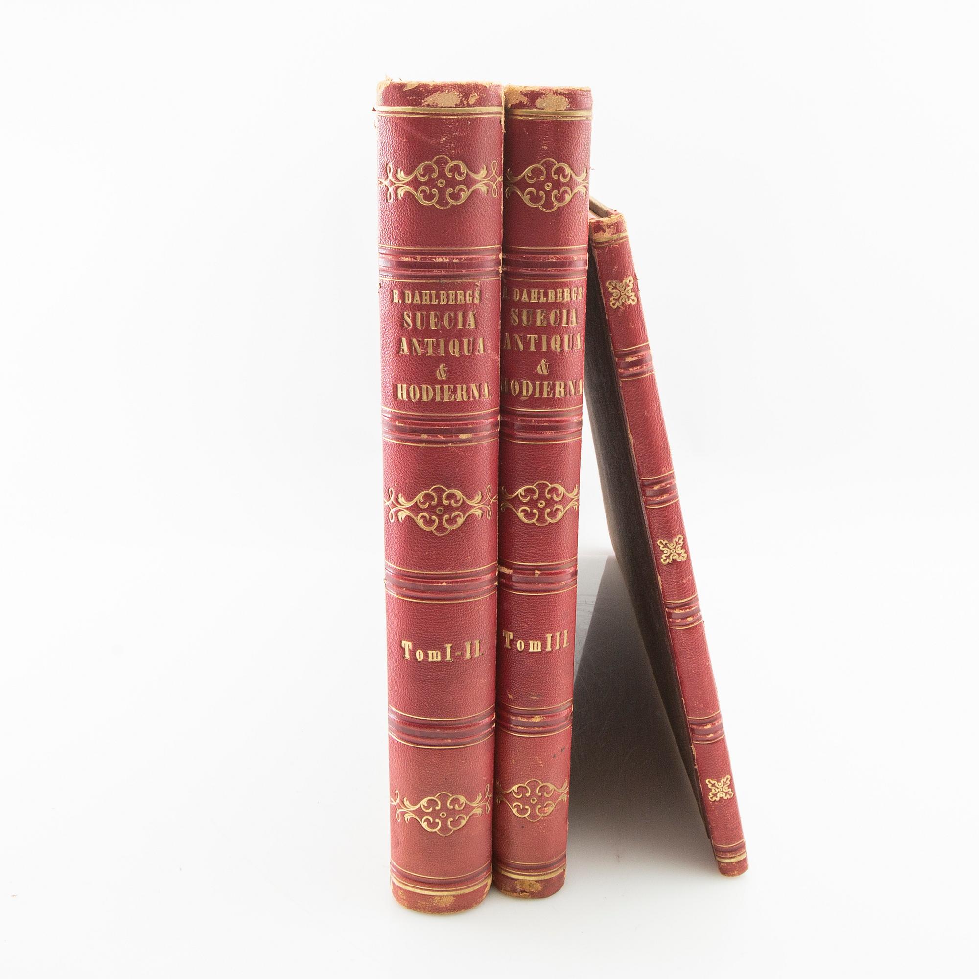 Erik Dahlberg Sweden ancient and modern. 1856, as well as description, Huldberg's Bookstore, Stockholm.