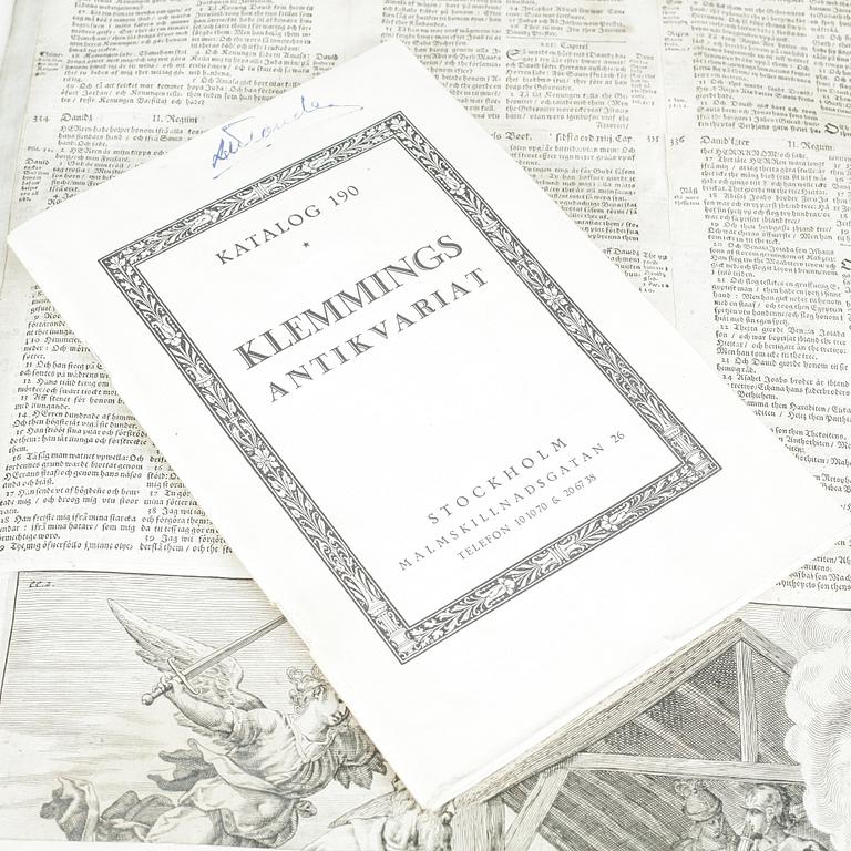 BIBEL, "Thet ähr hela then Helga Schrifft på swenska", Iacob Marci, Ao, 1635.