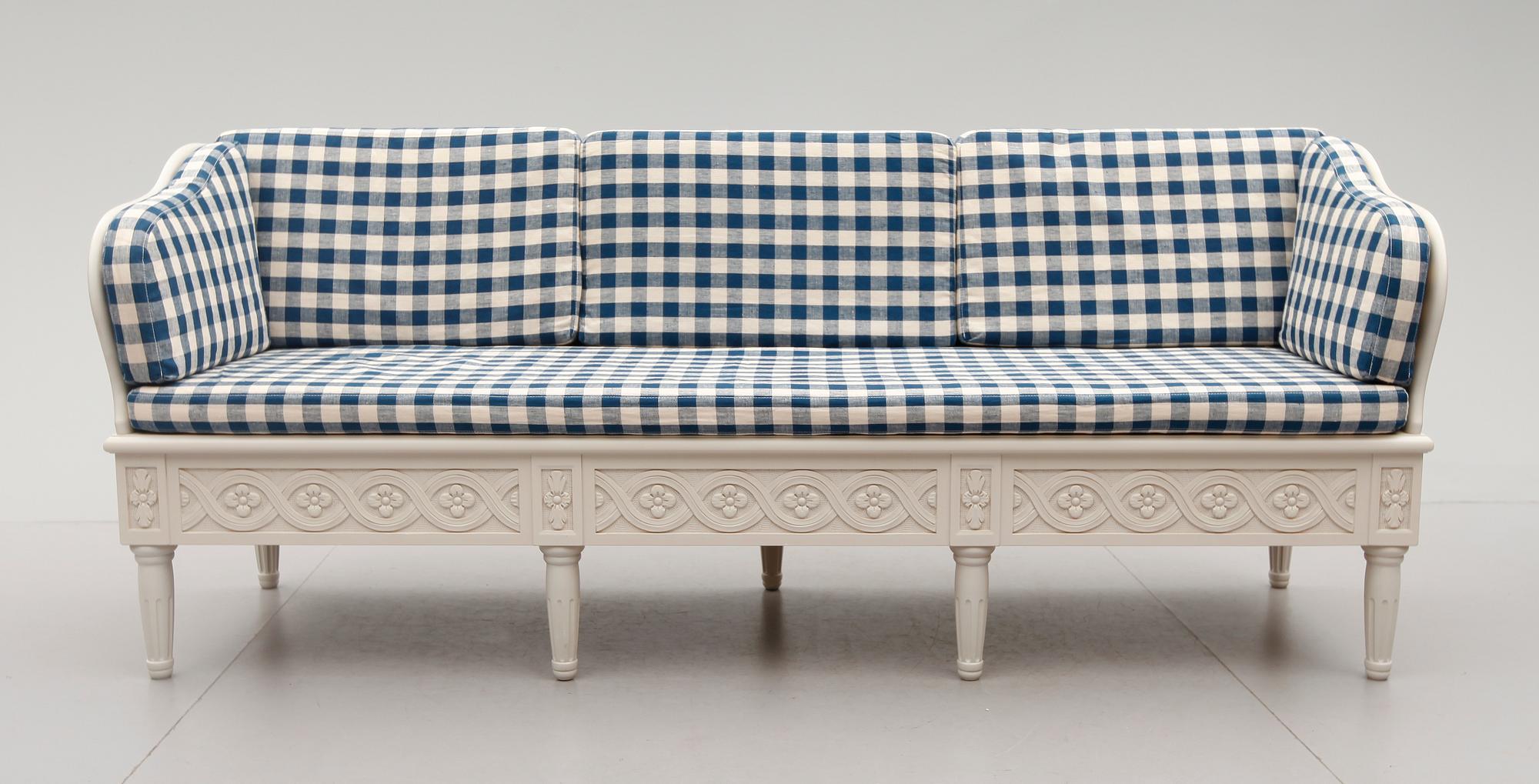 TRÅGSOFFA, ur IKEA:s 1700-talsserie, sent 1900-tal.