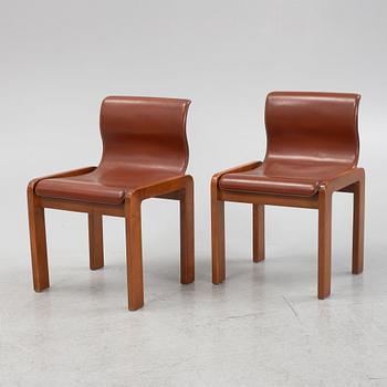 Tobia & Afra Scarpa, attributed, chairs, five pcs., Italy, mid-20th century.