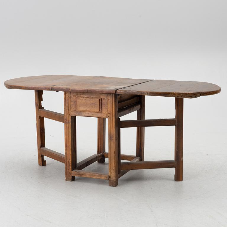 Drop-leaf table, 19th century.
