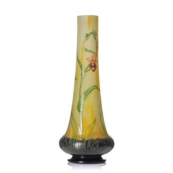 65. Daum Frères, an Art Nouveau cameo glass vase, Nancy, France.
