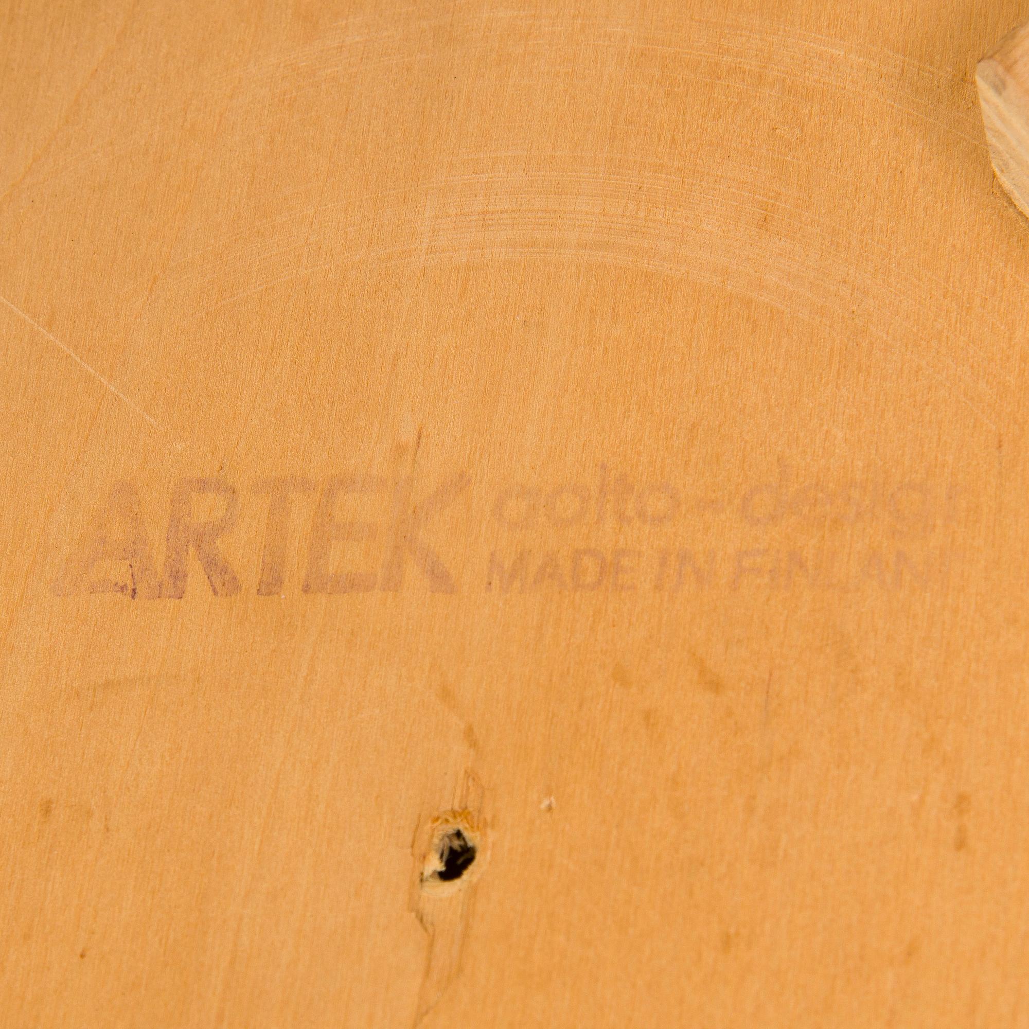 Alvar Aalto, Jakkaroita, 4 kpl, Artek 1960/70-luku.