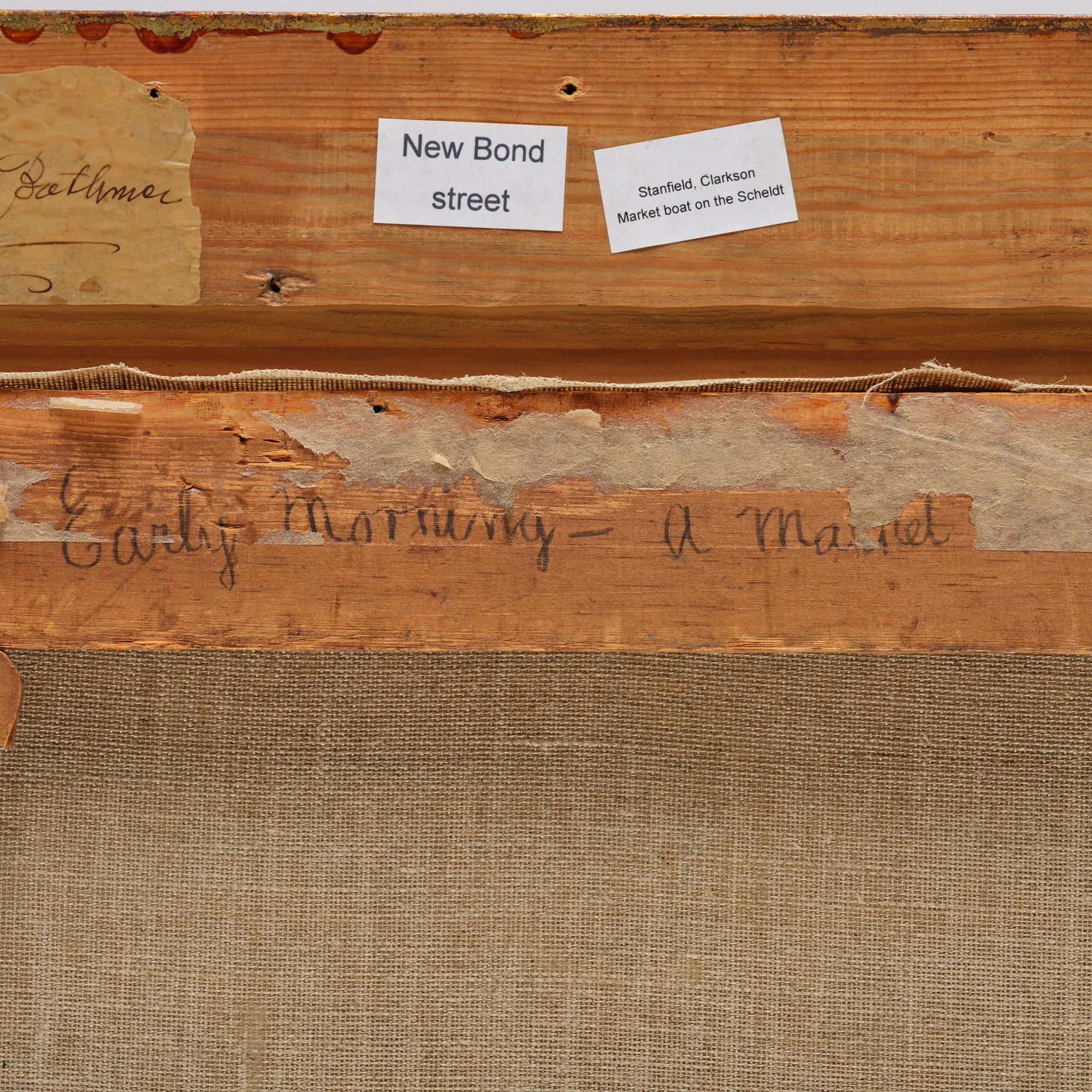 Clarkson Frederick Stanfield, Market boat on the Scheldt.