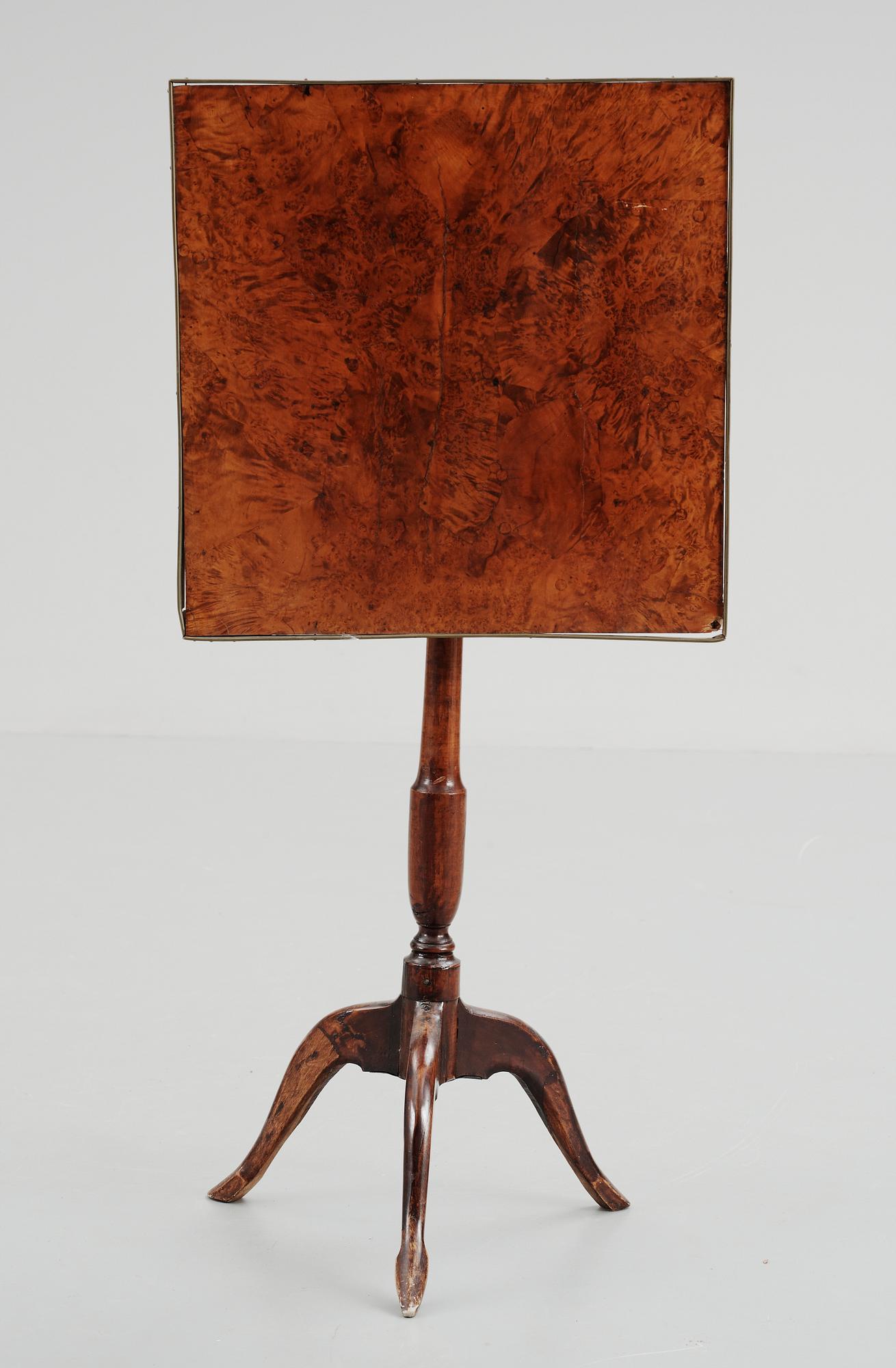 FÄLLBORD, märkt Jacob Siölin, Köping-Kungsör, numr 1358. Köpings hallstämpel.