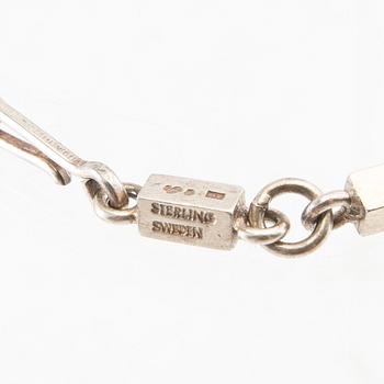 Wiwen Nilsson, sterling silver bracelet, Lund 1964.