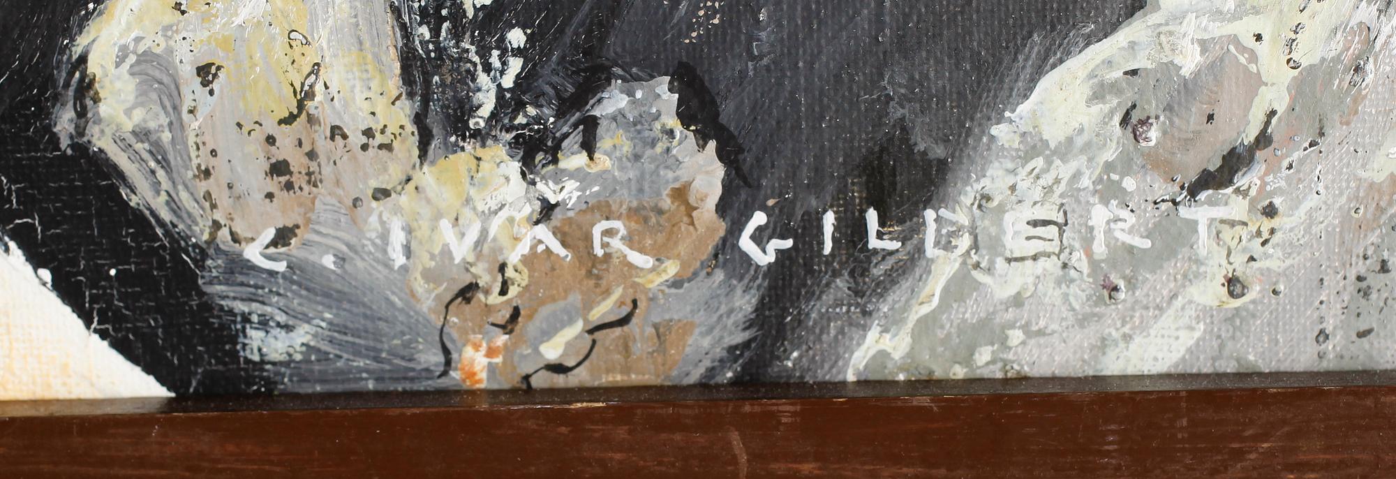 C. IVAR GILBERT, olja på duk, signerad.