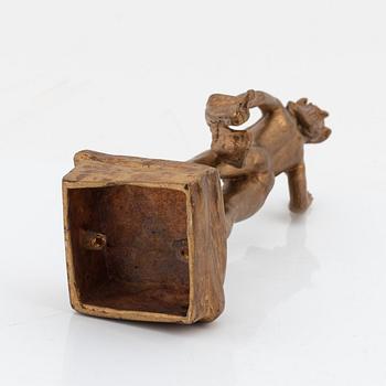 Emil Näsvall, sculpture. Signed, foundry mark. Brons, height 30 cm.