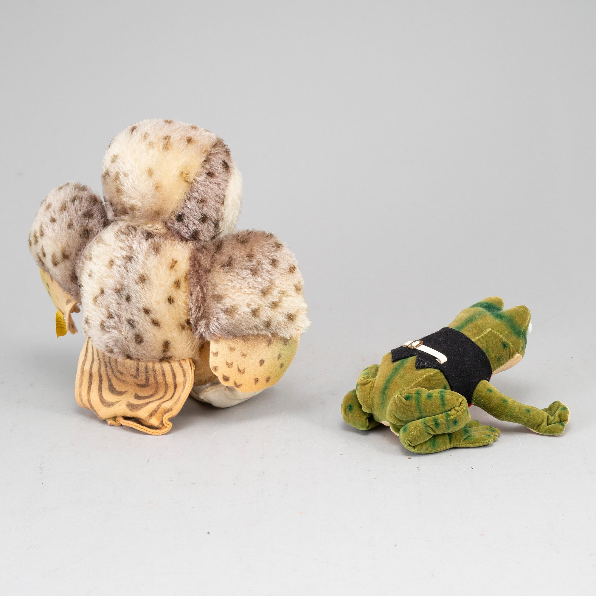 Two Steiff toys, 1950's.