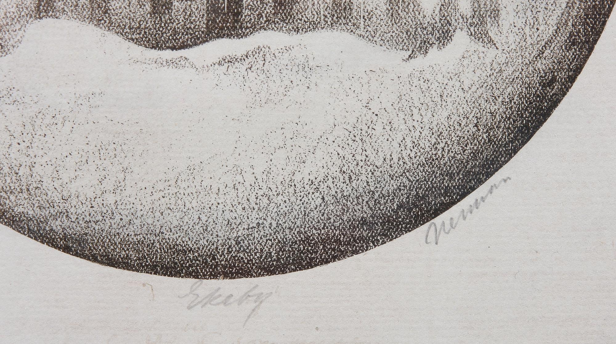 NERMAN, EINAR, litografi, sign.