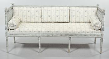 SOFFA, sengustaviansk stil,1800-tal.