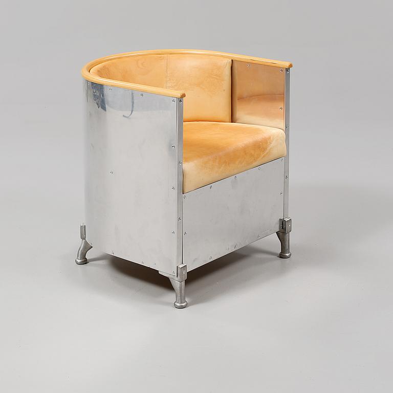 FÅTÖLJ, "Aluminium Chair" Mats Theselius, Källemo efter 1990.