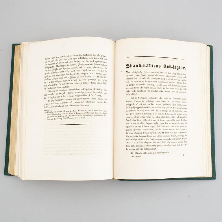 Med 200 litograferade zoologiska planscher, 1832-40, (2 vol).