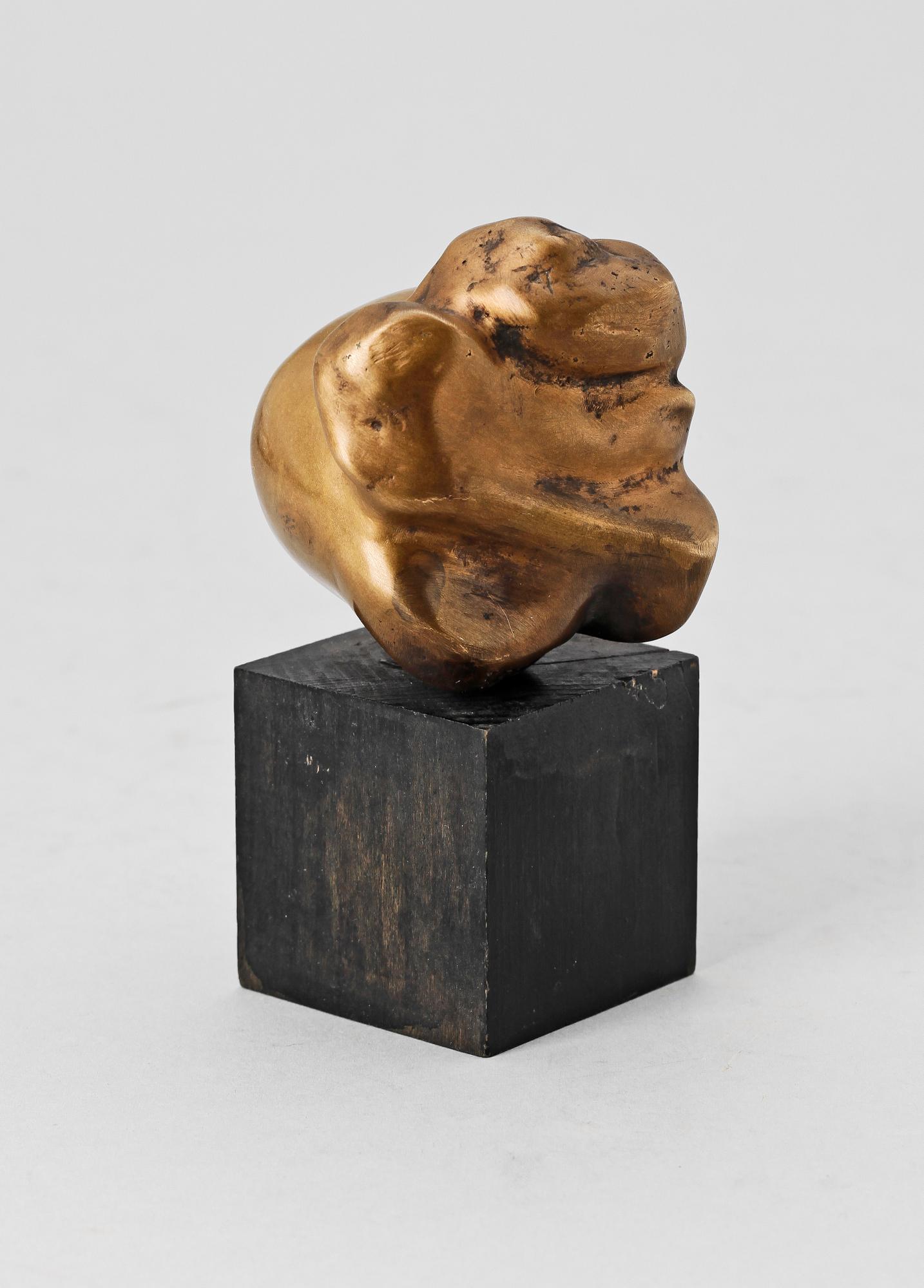 OKÄND KONSTNÄR, skulptur, brons, sign J Brandt.