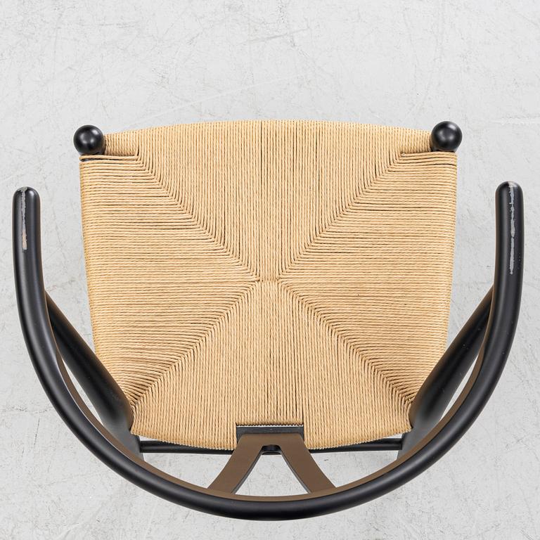 Hans J. Wegner, a model CH-24/'Wishbone' chair, Carl Hansen, Denmark, 21st century.