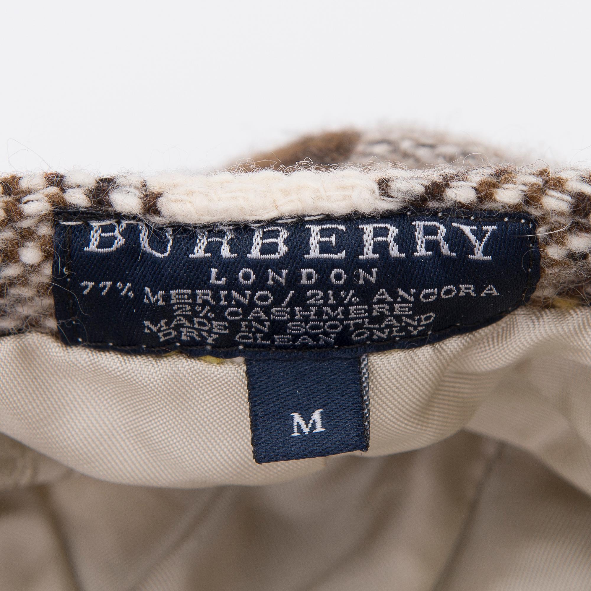 BURBERRY, KEPS, 2 st, storlek M.